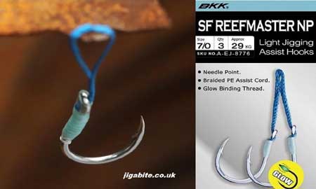 Assist Hooks - BKK - SF8070NP - Jigging -  Fishing Jigs