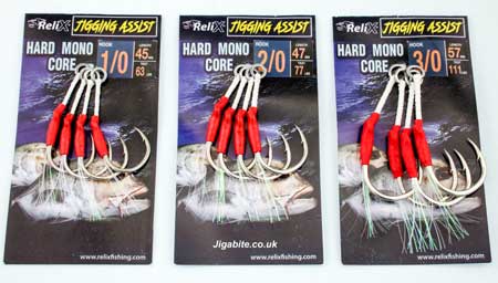 Assist Hooks - Relix - tinsel attractor- Slow Jigging - Jigabite