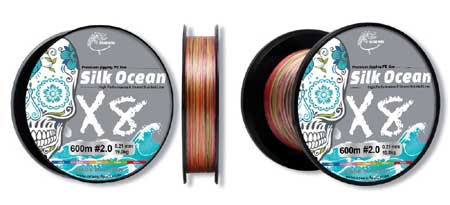 Line - Silk Ocean - X8 Braid - Ocean Devil -  Fishing Jigs