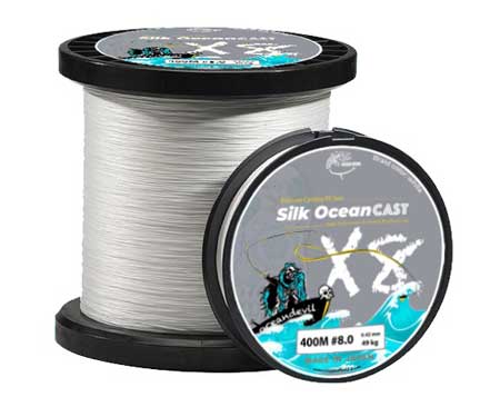 OCEAN DEVIL Silk Ocean CAST Premium PE line for SPINNING (White Braid)