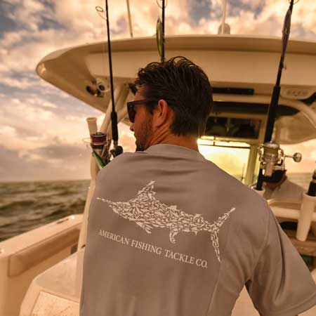 Performance fishing shirts - Aftco -Sun protecting shirts - Jigfish -   Fishing Jigs