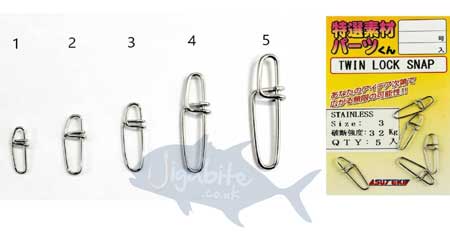 Suteki - Twin lock snap - lure clip -  Fishing Jigs