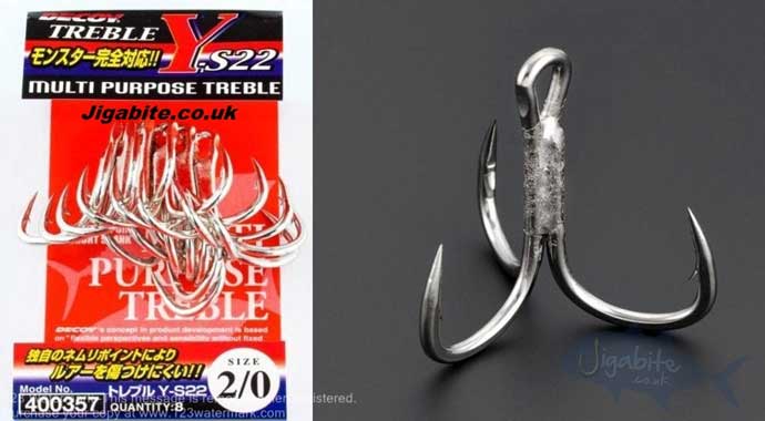 Hooks - Treble Hooks - Decoy Y-S22 -  Fishing Jigs