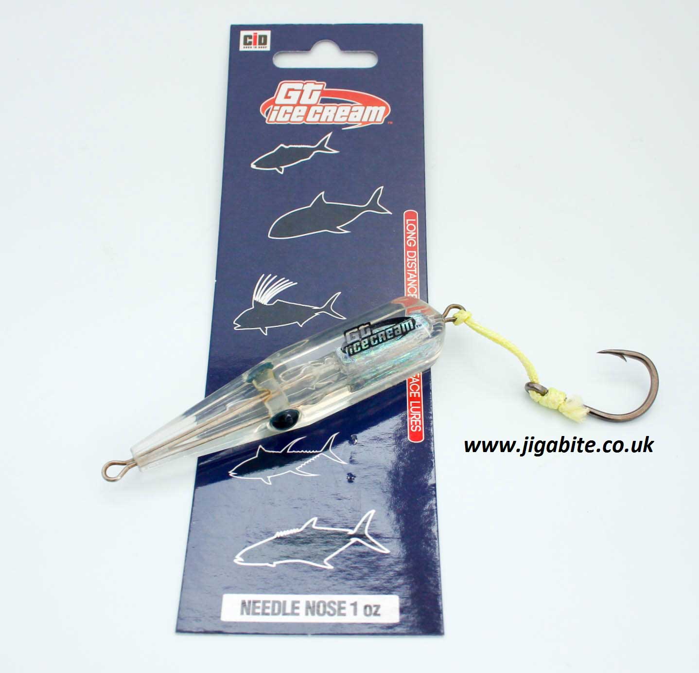 GT Ice Cream - Needle Nose - Chisel Plugs -  Fishing Jigs