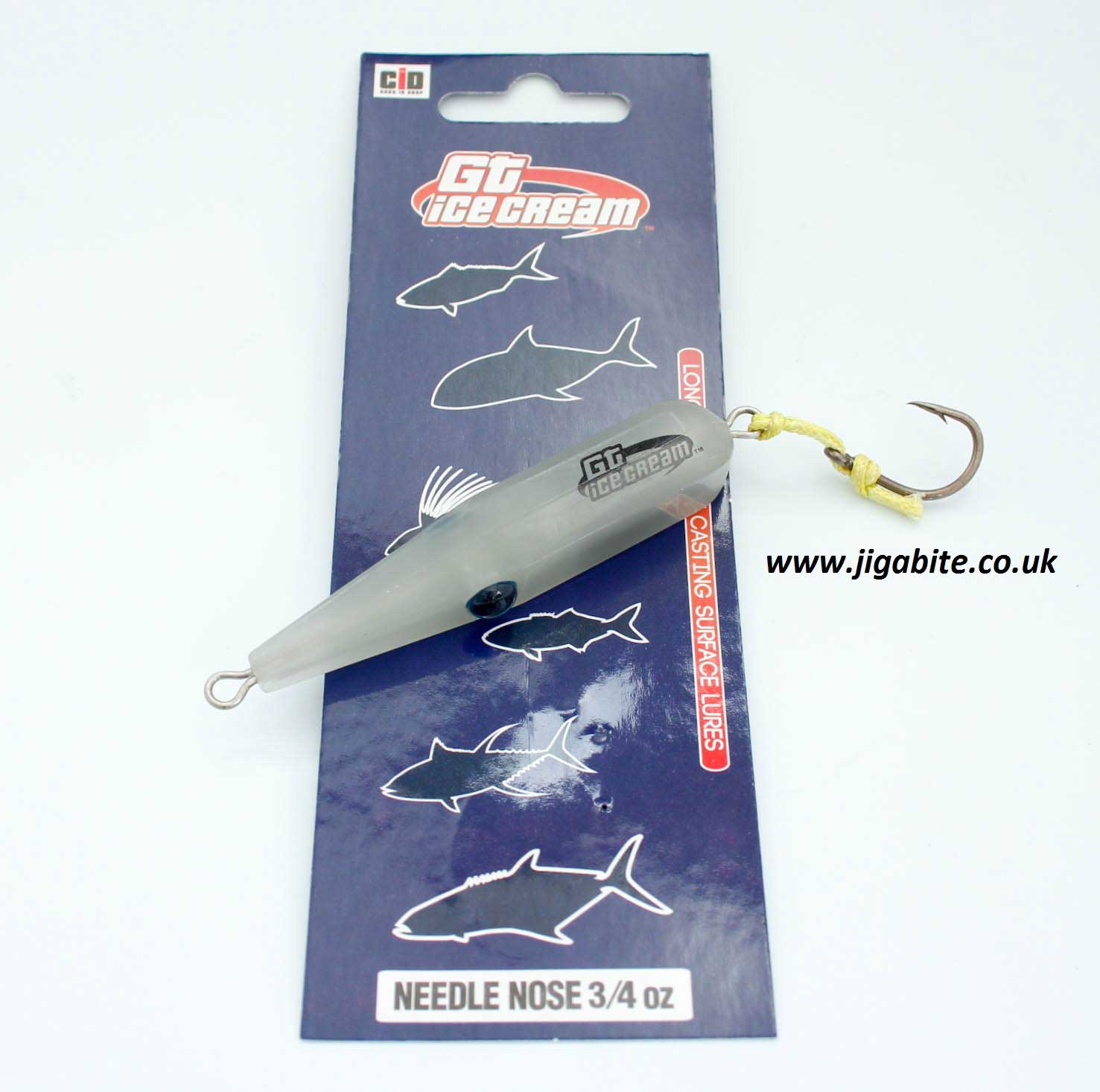 GT Ice Cream - Needle Nose - Chisel Plugs -  Fishing Jigs