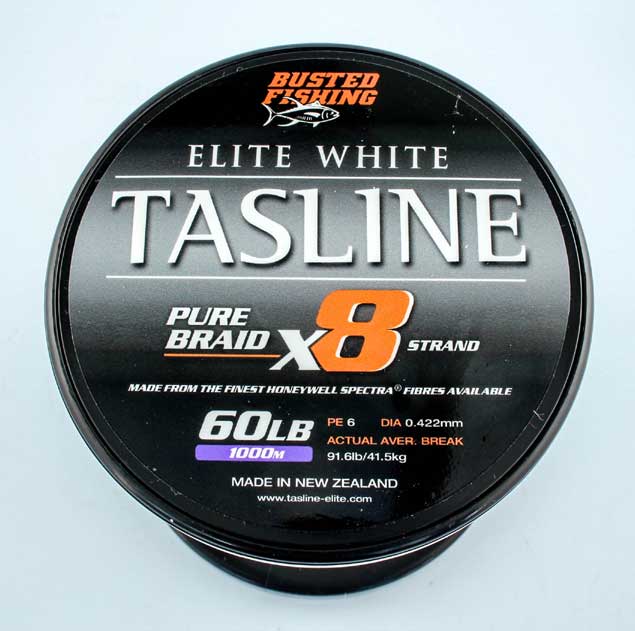 Line - Tasline - X8 Braid - Elite White -  Fishing Jigs