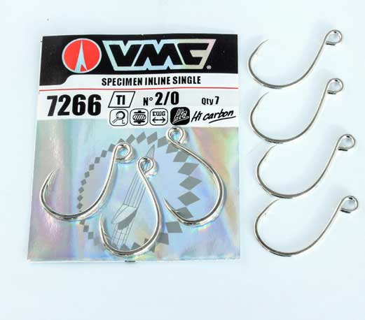 AS 5pcs Big Game 5X Treble Hooks Stainless Skirts BKK 3/0 Strong