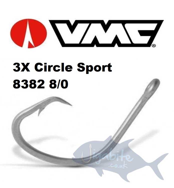 Hooks - Circle Sport - Live Bait Hooks - VMC Circle Hooks - 8382 -   Fishing Jigs