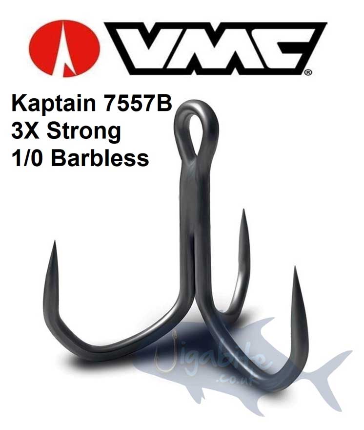 Hooks - Treble Hooks -VMC Kaptain X3- 7557 